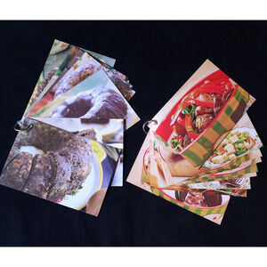 2 Temptations by Tara Recipe Card Booklets Total Of 20 Cards Desserts Brunch